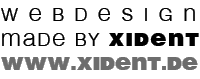 webdesign made by xident – Justus Hermann